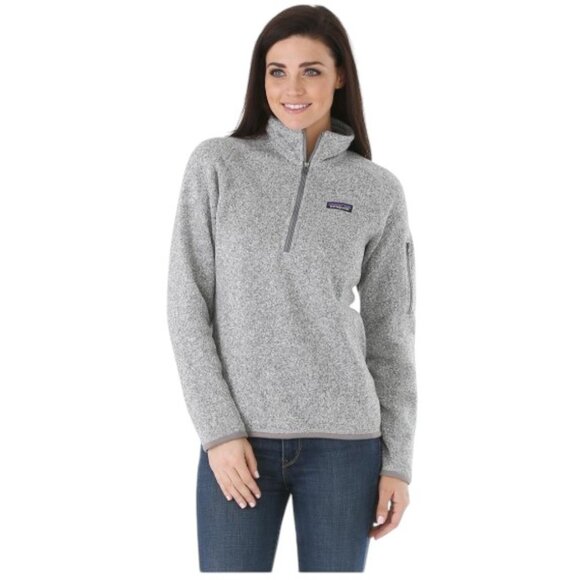 Patagonia Sweaters - Patagonia Pullover 1/4 Zip Better Sweater  in Birch White